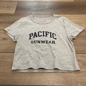 PACSUN pacific sun wear grey basic tee